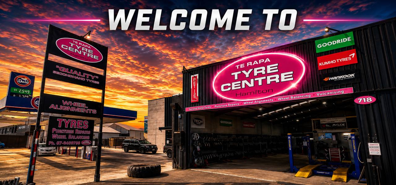 Te Rapa Tyre Centre workshop and forecourt